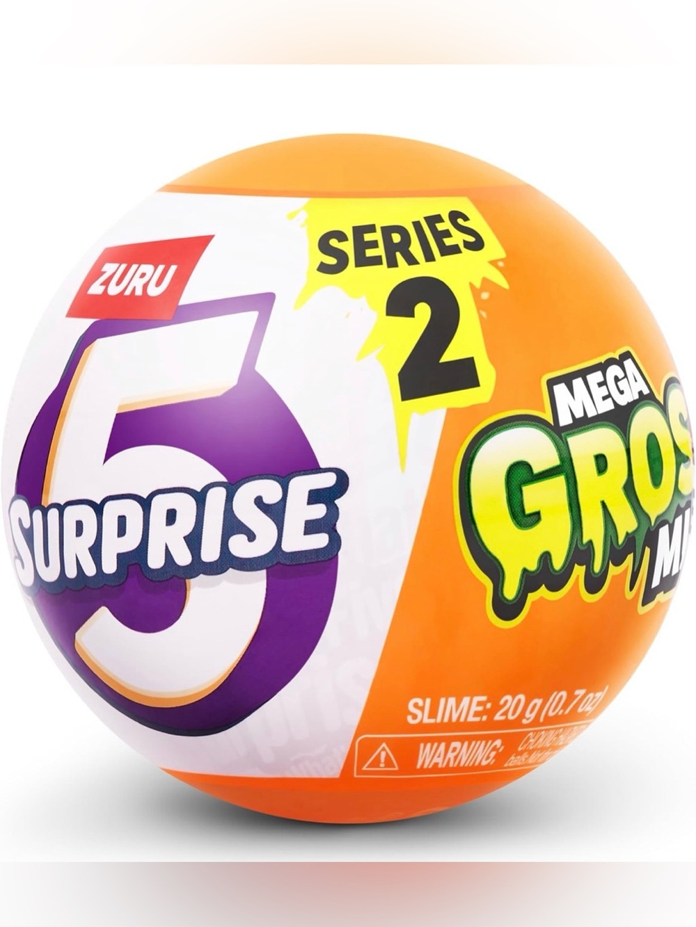 NWT 🆕 5 Surprise Series 2 Mega Gross Orange Surprise Ball